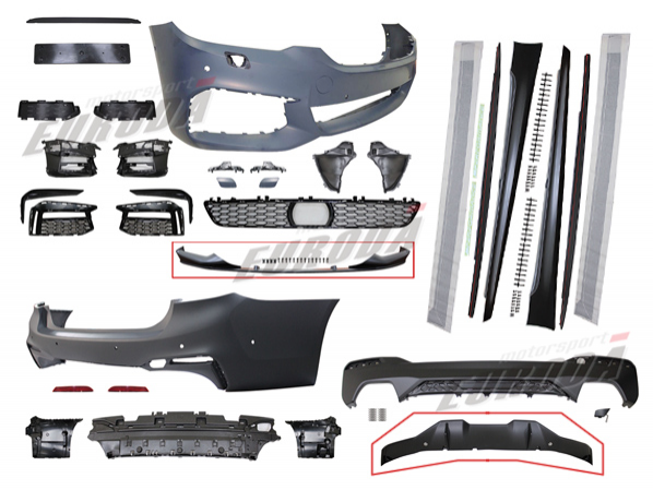 G30 BMW 5 SERIES M5 CONVERSION M PERFORMANCE BODY KIT 520d 525d