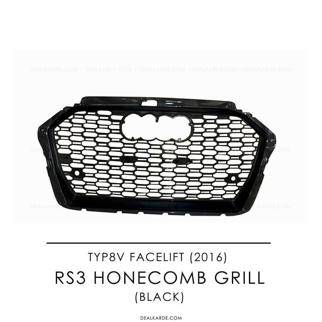 AUDI A3 8V 2013 2019 RS3 STYLE FRONT GRILL Evo Retrofits