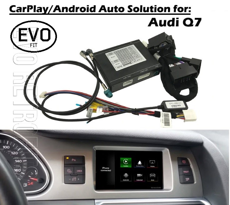 AUDI Q7 4L (2006-2015 model cars) EVO FIT MMI Interface Apple