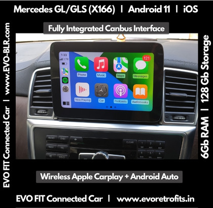 MERCEDES BENZ GL X166 (YEARS 2013 - 2019) 3D 360 CAMERA PARKING SYSTEM  ANDROID TOUCHSCREEN COMPATIBLE TOUCHSCREEN 360 PARKING APP - Evo Retrofits